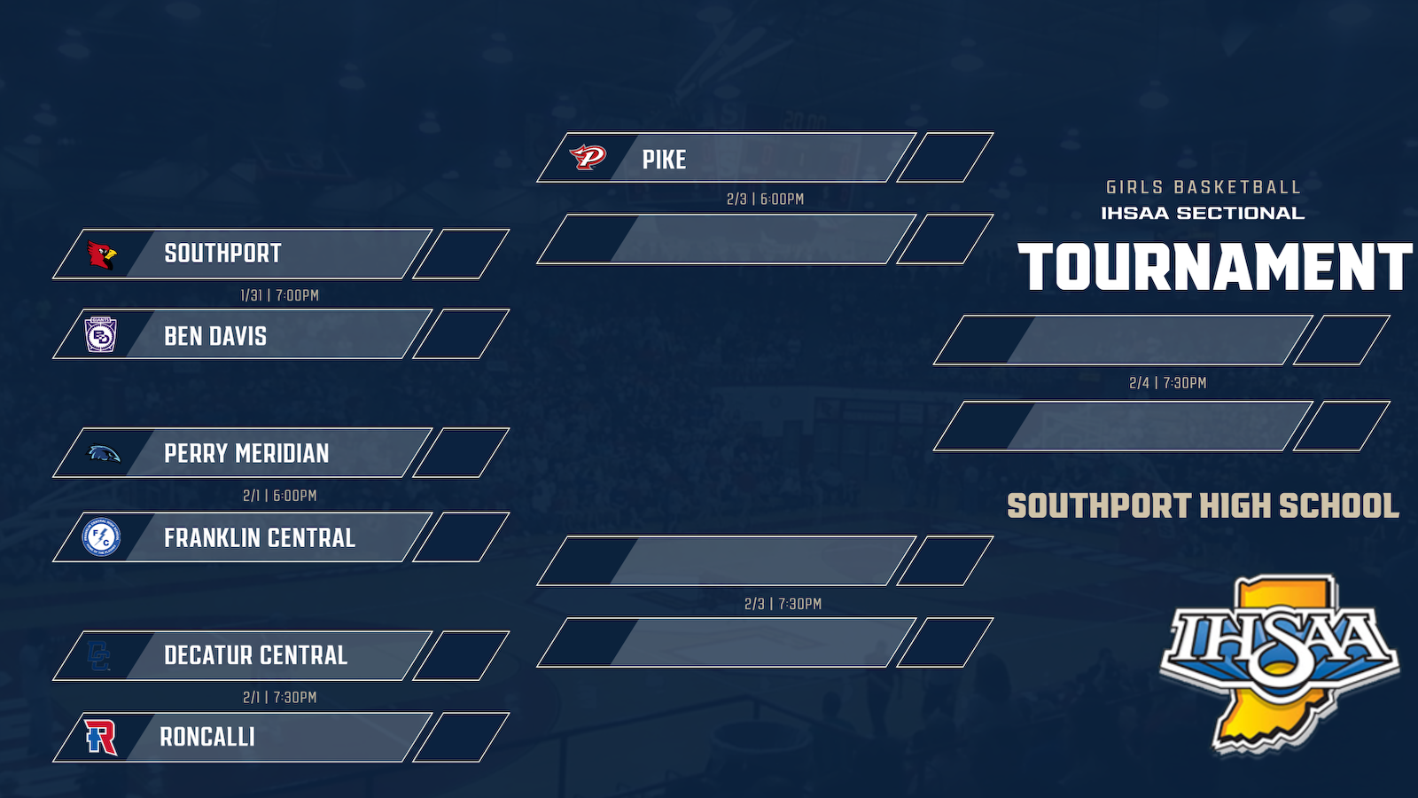 2022-23 GBB Sectional Draw - Franklin Central High School Athletics